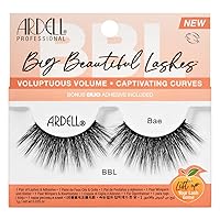 Ardell BBL Big Beautiful Lashes 966 Bae, with DUO Clear Adhesive, 1 pack
