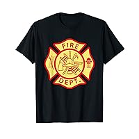 Fire Department Logo Uniform Fireman Symbol Firefighter Gear T-Shirt