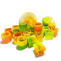 36 Pieces Colorful Coil Spring Toys - Mini Slinky Toys Great for Party Favors, Carnival Prizes, Bulk Gifts Kids Prizes, Birthdays and Small Toy Gifts