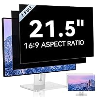 [2 Pack] 21.5 Inch Computer Privacy Screen for 16:9 Aspect Ratio Widescreen Monitor, Eye Protection Anti Glare Blue Light Computer Monitor Privacy Filter, Removable Anti-Scratch 21in Protector