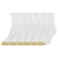 GOLDTOE Women's Classic Turn Cuff Socks 6 Pack