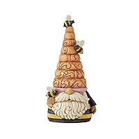 Jim Shore Heartwood Creek Bumblebee Honeycomb Gnome Figurine, 6 Inches, Multicolor