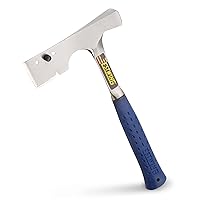 ESTWING Shingler's Hatchet - 29 oz Roofing Tool with Milled Face & Shock Reduction Grip - E3-LS