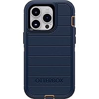 OtterBox Defender Series Screenless Edition Case for iPhone 14 Pro (Only) - Case Only - Microbial Defense Protection - Non-Retail Packaging - Blue Suede Shoes
