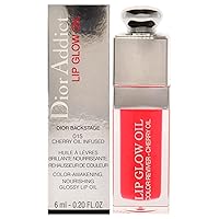 Christian Dior Dior Addict Lip Glow Oil - 015 Cherry Lip Oil Women 0.2 oz, Glossy finish