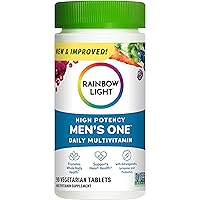 Mens One Multivitamin, Men's Daily Multivitamin Provides High-Potency Immune Support, With Vitamin C, Vitamin D and Zinc, Vegetarian, 90 Count