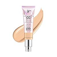 IT Cosmetics Your Skin But Better CC+ Cream Illumination - Color Correcting Cream, Full-Coverage Foundation, Hydrating Serum & SPF 50+ Sunscreen Radiant Finish 1.08 fl oz