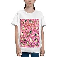 Anime Trigun Girl's Cute Summer Short Sleeve T Shirts Crewneck Loose Novelty Casual Tops Blouse