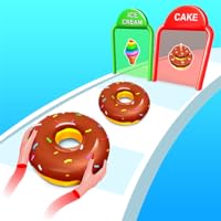 Bakery Stack Donut Maker Kids Cooking Game - Rainbow Princess Bakery Game