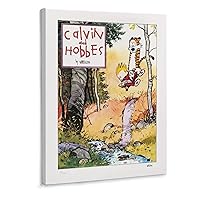 Funny Cartoon Poster Calvin Hobbes Posters (8) Posters And Prints Posters for Boys Room Poster Decorative Painting Canvas Wall Art Living Room Posters Bedroom Painting 12x16inch(30x40cm)