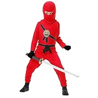 Charades Child's Ninja Avenger Costume, Red, Large