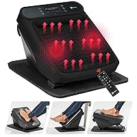 LifePro Foot Massager for Neuropathy - Relaxing Calf & Foot Therapy - Foot Massager with Heat Option for Maximum Soothing Effect - Foot Massager for Blood Revitalization
