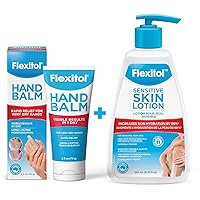 Flexitol Foot Cream 4 oz + Sensitive Skin Lotion 8.45 oz