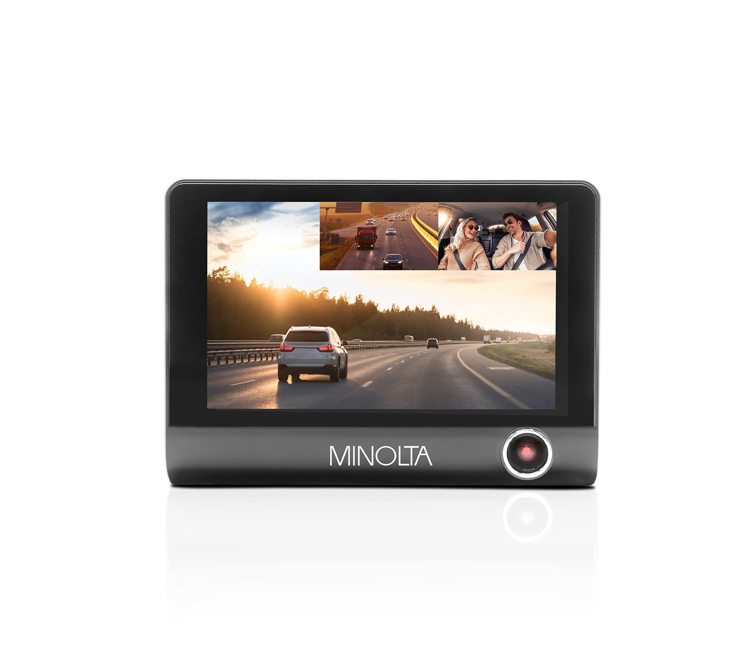 Minolta MNCD410T 3-Channel 1080p Car Camcorder w/4.0