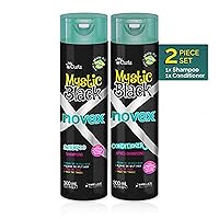 Novex Shampoo 10.1oz + Conditioner 10.1oz Set (Mystic Black)