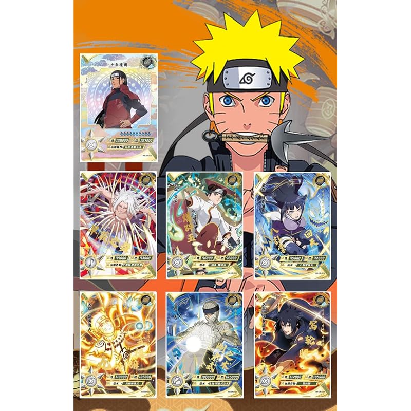 Amazon.com: NarutoNinja Cards Booster Box(65 Cards) Official Anime TCG CCG  Collectable Playing/Trading Card Pack 13 Packs - 5 Cards/Pack (Gold Card -  13 Packs) : Toys & Games