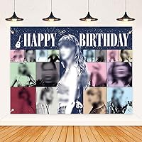Happy Birthday Decorations, Birthday Banner Backdrop, Party Decorations Birthday Decorations for Girls Boys 5×3FT