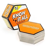 Ginger Fox - Know It All Fast-Paced Card Game, Family Games for Ages 8 and Over, Use Your Wit and Speed to Correctly Answer Trivia Cards, Fun Games for Family Game Night, Parties and More