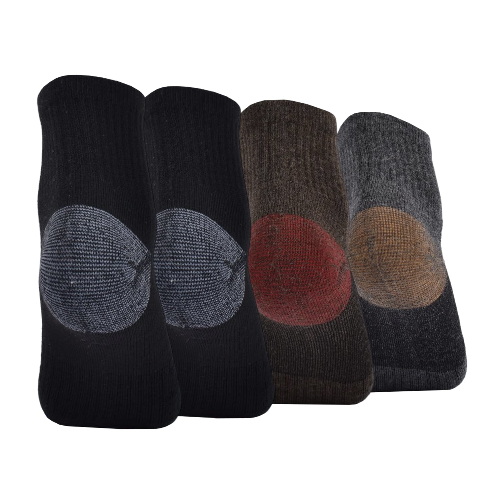 Timberland Men's 4-Pack Half Cushioned Quarter Socks