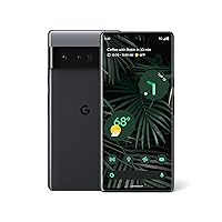 Pixel 6 Pro - 5G Android Phone - Unlocked Smartphone with Advanced Pixel Camera and Telephoto Lens - 128GB - Stormy Black
