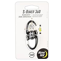 Nite Ize S-Biner 360 SlideLock Dual Carabiner, Size #2