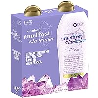 Amethyst & Lavender Body Scrub & Wash, 19.5 Fluid Ounce (Pack of 2) OGX Amethyst & Lavender Body Scrub & Wash, 19.5 Fluid Ounce (Pack of 2)