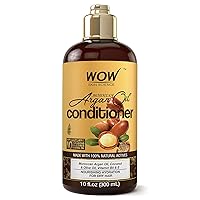WOW Skin Science Moroccan Argan Oil Hair Conditioner Increase Gloss, Hydration, Shine - Reduce Itchy Scalp, Dandruff & Frizz - No Parabens or Sulfates - All Hair Types (10 Fl Oz (Pack of 1))