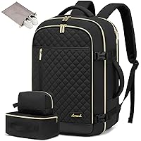 LOVEVOOK Travel Backpack for Women, Carry on Backpack for Airplanes,TSA Personal Item Travel Bag fits 15.6