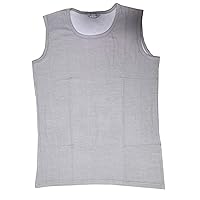 Men Vest EMF Shielding Sleeveless Radiation Protection Clothes Tank T-Shirt XL Silver
