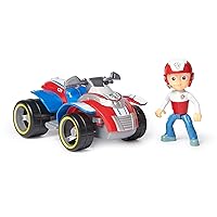 Paw Patrol, Ryder’s Rescue ATV, Toy Vehicle with Collectible Action Figure, Sustainably Minded Kids Toys for Boys & Girls Ages 3 and Up