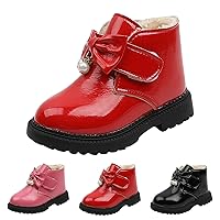 Winter Girls Boots Fashion Autumn And Winter Girls Snow Boots Thick Bottom Non Slip Warm And Toddler Furry Boots