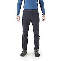 RAB Men's Incline AS Pants Mid-Weight Wind-Resistant Softshell Pants for Hiking and Climbing