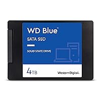 Western Digital 4TB WD Blue 3D NAND Internal PC SSD - SATA III 6 Gb/s, 2.5