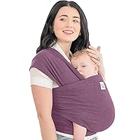 Baby Wrap Carrier - All in 1 Original Breathable Baby Sling, Lightweight,Hands Free Baby Carrier Sling, Baby Carrier Wrap, Baby Carriers for Newborn, Infant, Baby Wraps Carrier (Dark Mauve)