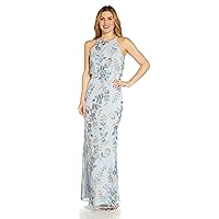 Adrianna Papell Women's Embroidered Blouson Gown