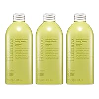 HEY HUMANS Banana Aloe Moisturizing Body Wash with Naturally Derived Ingredients & Jojoba Oil | Clean, Vegan, Sulfate Free Bath & Body Wash for Women & Men | Recyclable Bottle, 14 fl. oz. - Pack of 3
