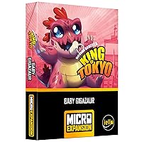 IELLO King of Tokyo: Baby Gigazaur Micro Expansion - Iello, Card Game Expansion to Play with King of Tokyo Base Game