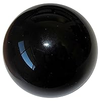 Black Obsidian Sphere Real Protection Volcanic Crystal Ball 2.0-2.25 Inches