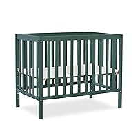 Edgewood 4-in-1 Convertible Mini Crib, Olive