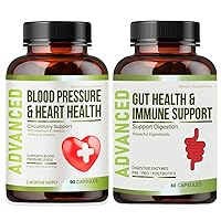 Heart Health Blood Pressure Support Supplement - Support Blood Pressure & Healthy Circularity Naturally with Hawthorn Berry & Hibiscus.Vitamins Pills for Healthy Hypertension (BP) & Healthy Heart.