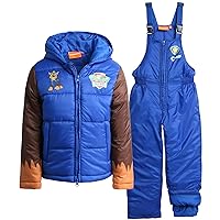 Nickelodeon Boys Paw Patrol Snowsuit - 2 Piece Ski Jacket, Snow Bib Ski Pants Overalls: Toddler/Boys, 2T-7