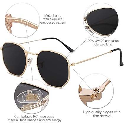 SOJOS Polarized Sunglasses for Women and Men