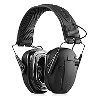 Savior Equipment Apollo Electronic Earmuffs For Shooting w/Gel Ear Pads, 24dB NRR, Noise Cancelling Ear Protection Headset