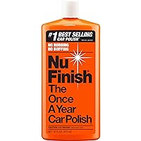 Nu Finish Car Polish, NF-76 Liquid Polish for Cars, Trucks, 16 Fl Oz Each
