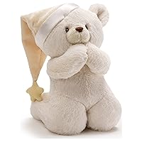 GUND Baby Goodnight Prayer Bear, Moving and Talking Teddy Bear Plush, Tan, 15