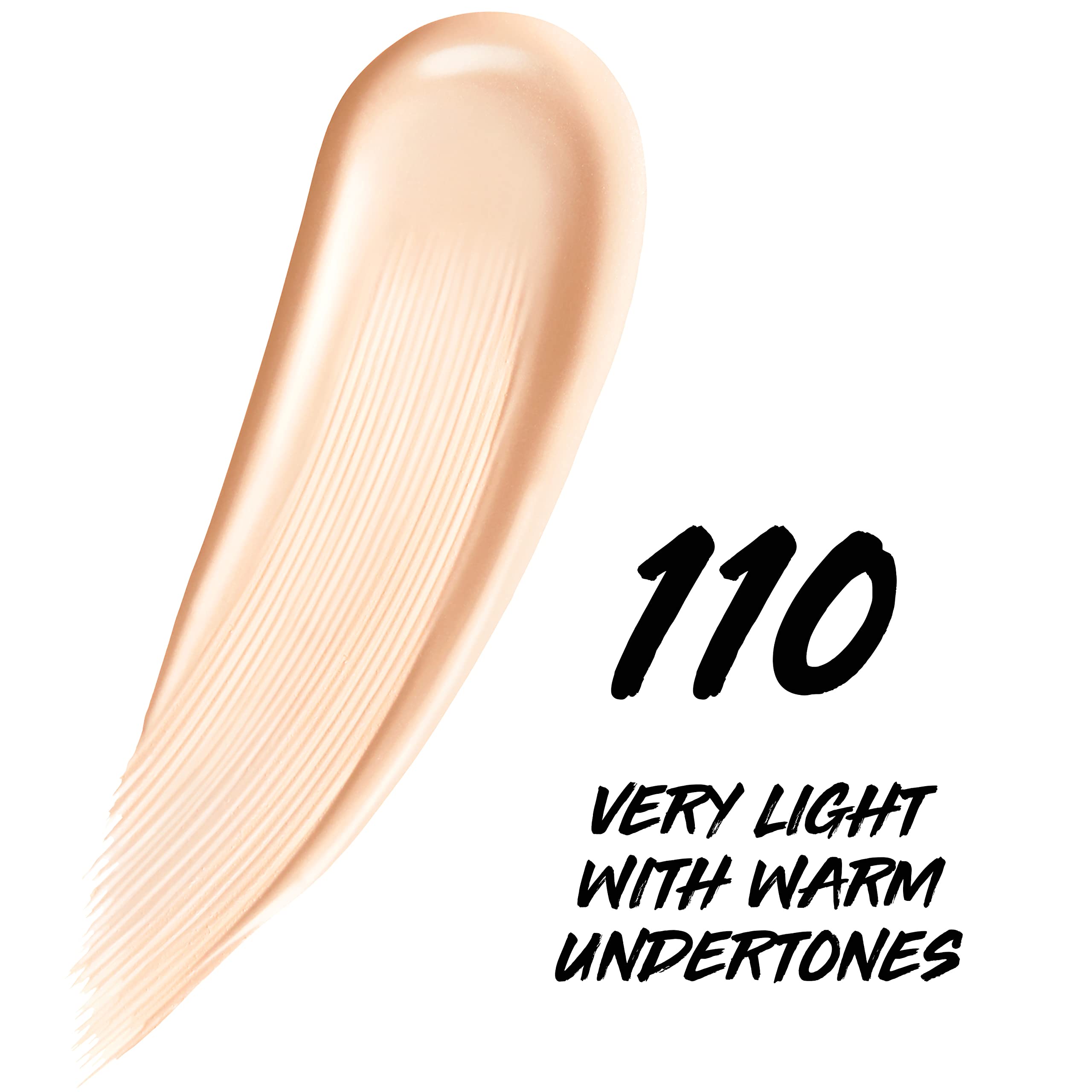 Maybelline Super Stay Up to 24HR Skin Tint, Radiant Light-to-Medium Coverage Foundation, Makeup Infused With Vitamin C, 110, 1 Count