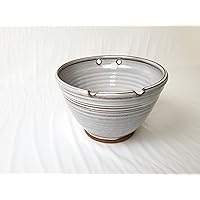 Noodle Bowl or Ramen Bowl in Shale Hand Thrown Pottery Chopstick Bowl Handmade in North Carolina