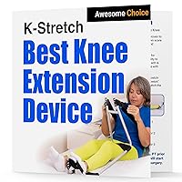 K-Stretch - Knee Extension & Pain Relief Device - Designed by Physical Therapist - Perfect for ACL, MCL Recovery Athletes Therapy & Rehab