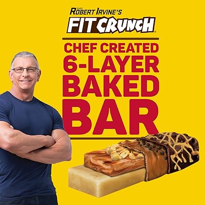 FITCRUNCH Protein Bars, Snack Size Value Pack, Gluten Free, Made with Whey Proteins (20 Snack Size Bars, Peanut Butter)