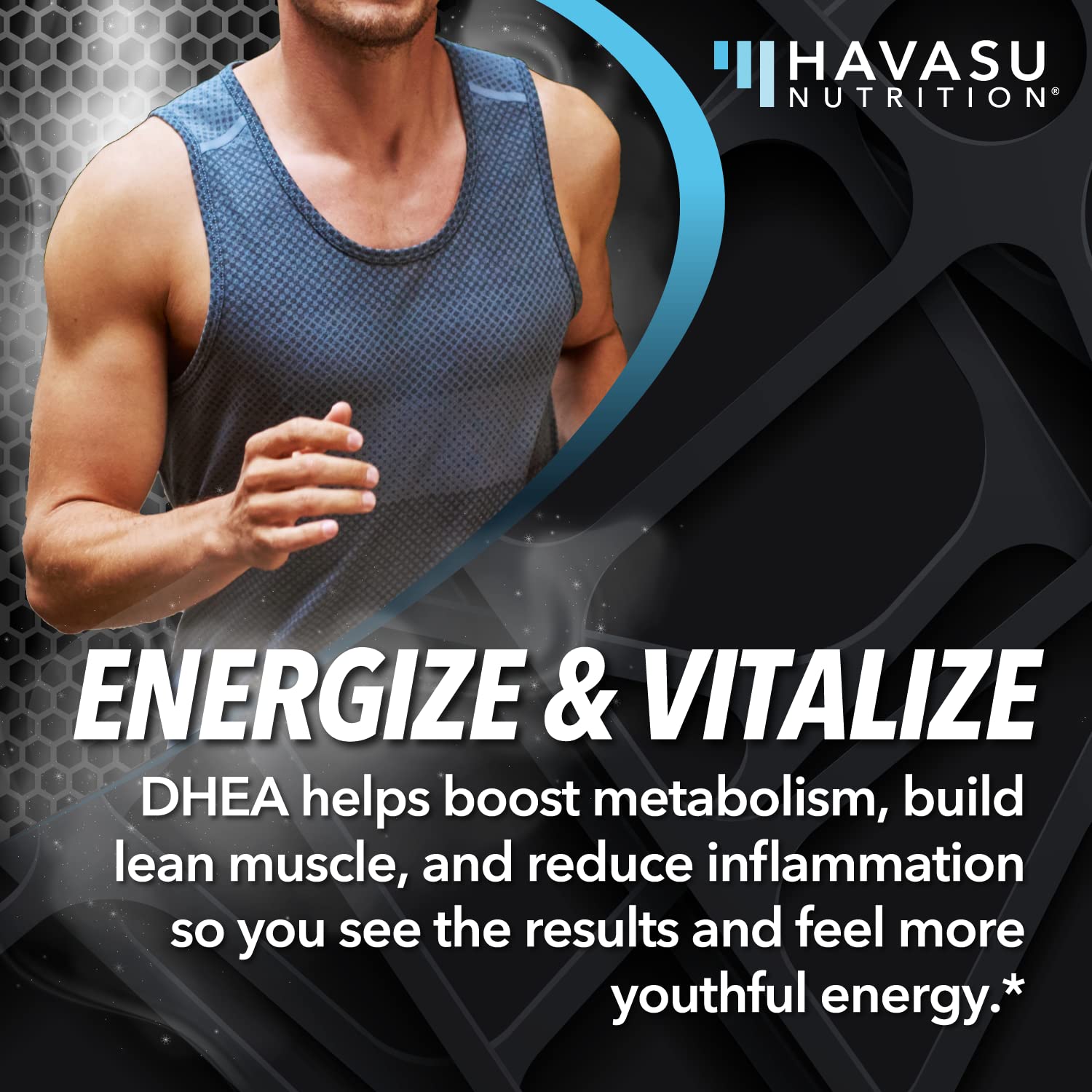 HAVASU NUTRITION L Arginine and DHEA Capsules with Potent Ingredients for The Ultimate Male Enhancing Supplement for Overall Health and Vascular Support